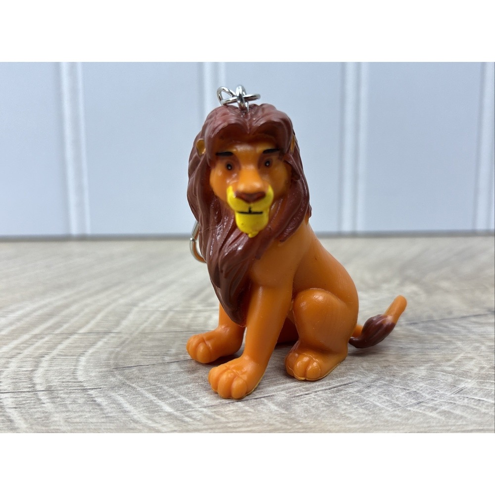 Disney The Lion King Adult Simba Keychain Figure Backpack Bookbag Bag Clip